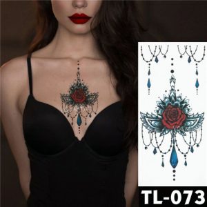 Vodeodolné dočasné tetovačky pre ženy Fejkové tetovanie Dočasné tetovanie Lion Skull Tiger Template Tattoo Sticker Lion Wolf Waterproof Tattoo Warrior Soldier Body Art Arm Fake Tattoo Men Women