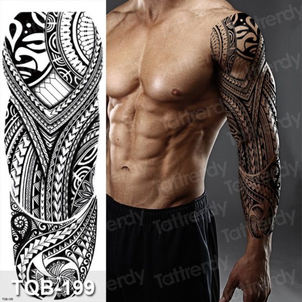 Vodeodolné dočasné tetovačky pre ženy Dočasné tetovanie Skull Tattoo Ruža Hodiny Lebka Waterproof Tattoo Body Art Arm Fake Tattoo Men Women